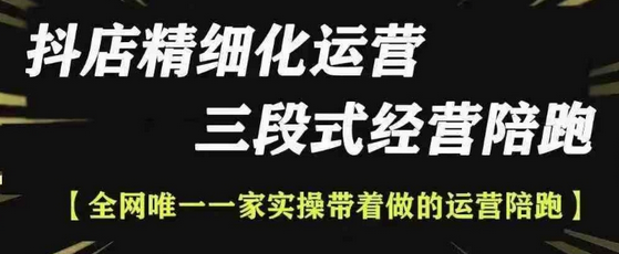 抖店精细化运营，非常详细的精细化运营抖店玩法（更新1229）-菜菜资源汇-优质互联网资源分享