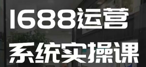1688高阶运营系统实操课，快速掌握1688店铺运营的核心玩法-菜菜资源汇-优质互联网资源分享